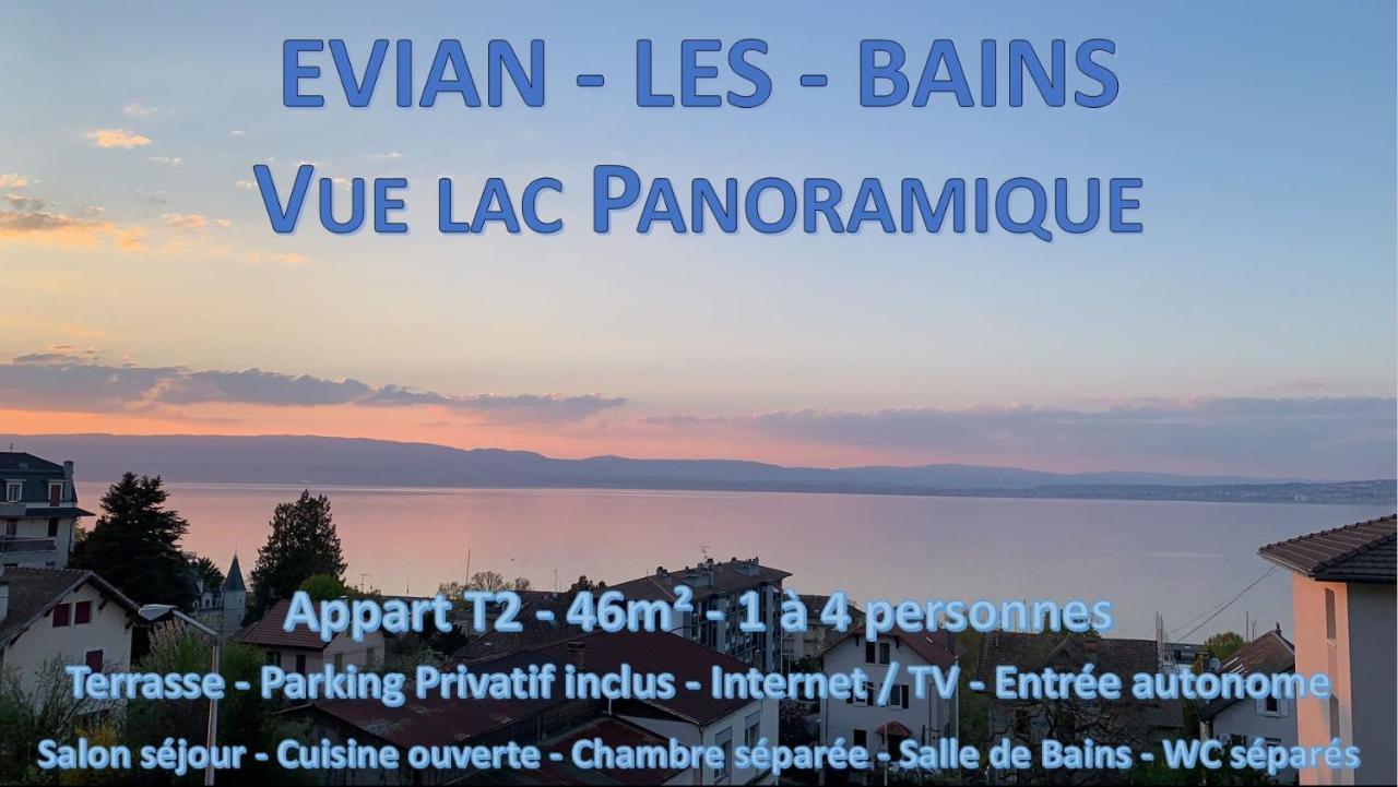 Apartmán Vue Lac Panoramique Évian-les-Bains Exteriér fotografie